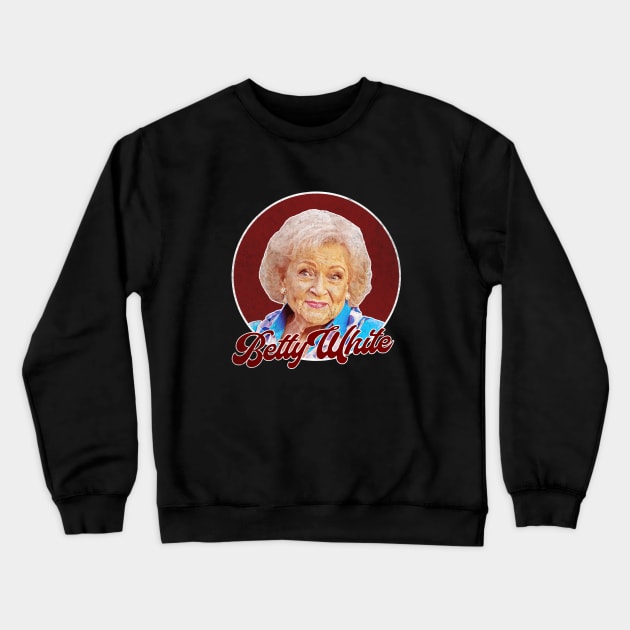 Betty White Crewneck Sweatshirt by karutees